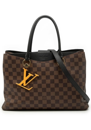Louis Vuitton Pre-Owned 2019 Damier Ebene Riverside satchel - Black