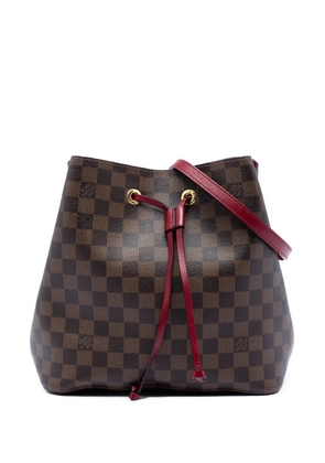 Louis Vuitton Pre-Owned 2019 Damier Ebene Neonoe MM bucket bag - Brown