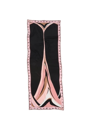 PUCCI Fari print crepe de chine stole - Black