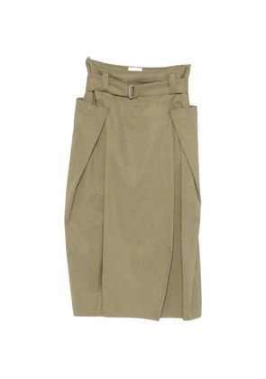 Su belted midi skirt - Green