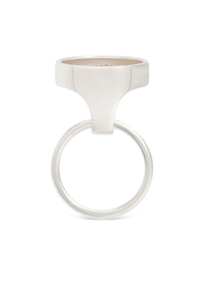 Courrèges Holy geometric ring - Silver