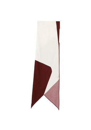 Alberta Ferretti geometric scarf - Neutrals