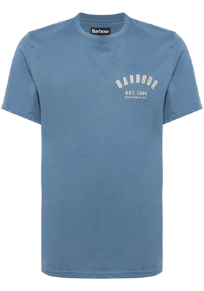 Barbour logo-print cotton T-shirt - Blue