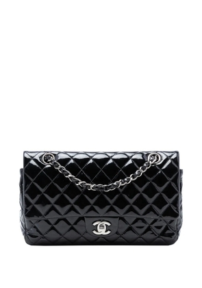 CHANEL Pre-Owned 2013-2014 Medium Classic Patent Double Flap shoulder bag - Black
