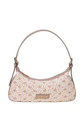 Love Moschino Smart Daily floral-detail shoulder bag - Neutrals