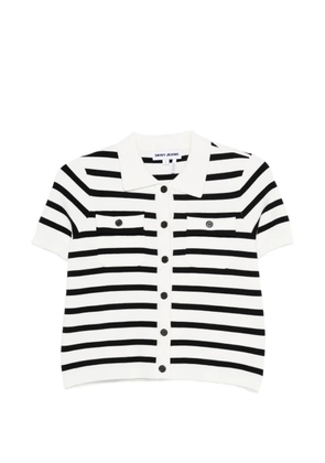 DKNY striped pocket shirt - White