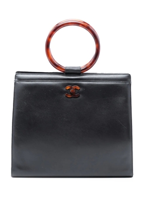 CHANEL Pre-Owned 1997-1999 CC Calfskin Tortoiseshell handbag - Black