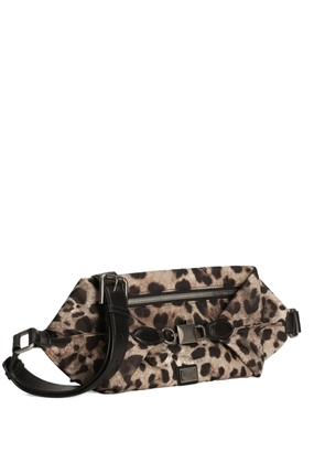 Dolce & Gabbana leopard-print belt bag - Neutrals
