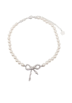 SHUSHU/TONG twisted-rope necklace - Silver