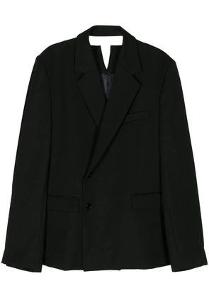Botter notched-lapel double-breasted blazer - Black