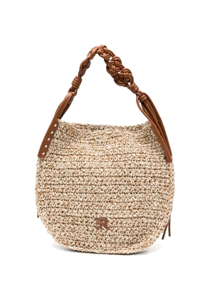 ERMANNO FIRENZE logo-detail tote bag - Neutrals