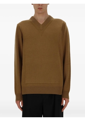Jil Sander V-neck sweater - Brown