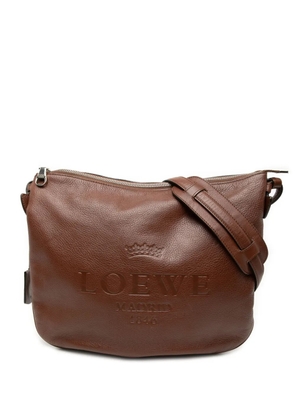 Loewe Pre-Owned 2011 Leather Heritage crossbody bag - Brown