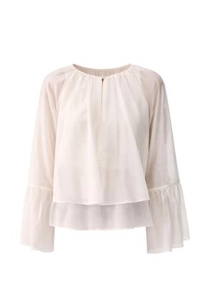 LIU JO bell-sleeve shirt - Neutrals