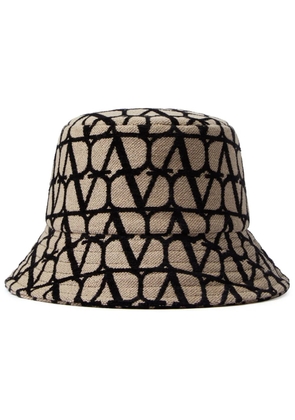 Valentino Garavani Toile Iconographe bucket hat - Neutrals