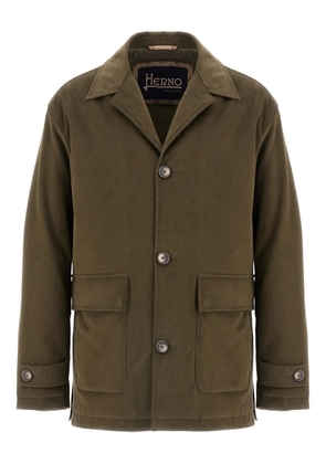 Herno button-fastening flap-pockets jacket - Green
