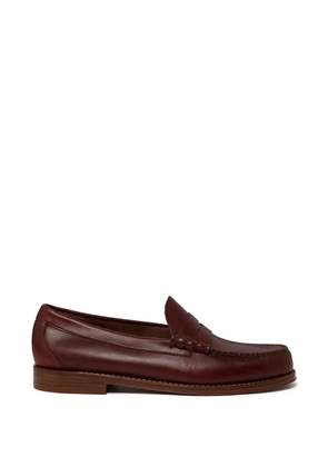 G.H.Bass hand-stitched larson loafers - Brown