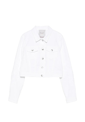 ERMANNO FIRENZE embroidered denim jacket - White