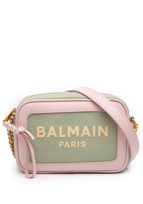 Balmain Pre-Owned 2010-2026 Embroidered Canvas B Army Camera Bag 18 crossbody bag - Green