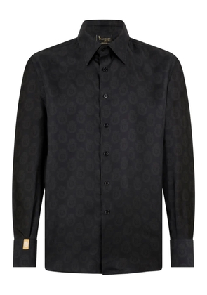Billionaire patterned silk shirt - Black