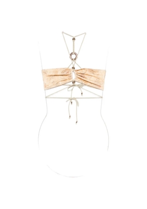 ISABEL MARANT Analia ring strap bikini top - Neutrals