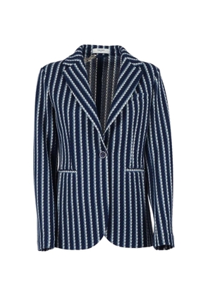 Circolo 1901 striped blazer - Blue