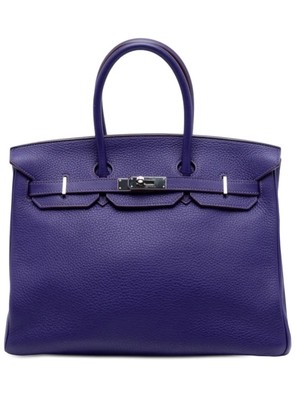 Hermès Pre-Owned 2011 Clemence Birkin Retourne 35 handbag - Purple