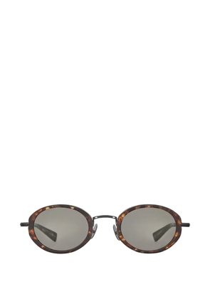 Garrett Leight Alper oval-frame sunglasses - Brown