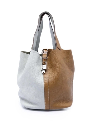 Hermès Pre-Owned 2013 Bicolor Clemence Picotin Lock 26 handbag - Grey