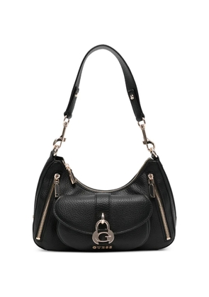 GUESS USA Jessa logo detail shoulder bag - Black