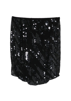 Rick Owens Lilies Luna sequin-embellished mini skirt - Black