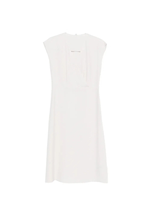 Calvin Klein V-neck midi dress - Neutrals