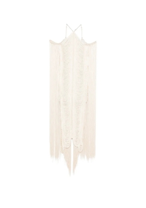 Bless fringed maxi dress - Neutrals