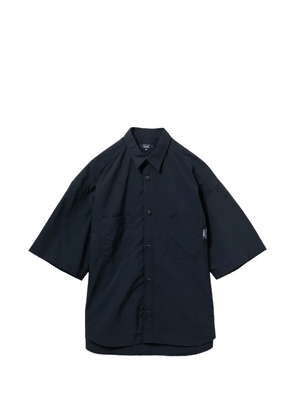 Comme des Garçons Homme logo-patch shirt - Blue