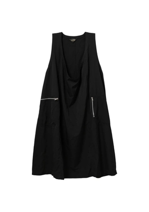 Black Comme Des Garçons panelled midi dress