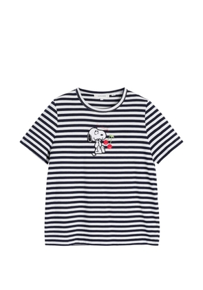 Chinti & Parker Snoopy Breton Cherry T-shirt - Blue