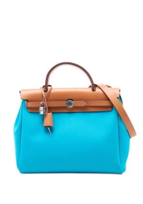 Hermès Pre-Owned 2021 Toile H Berline Herbag Zip 31 satchel - Blue