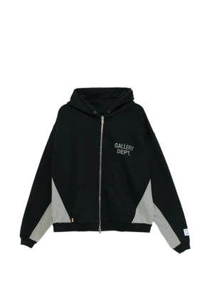 GALLERY DEPT. zip hooded sweatshirt - Black
