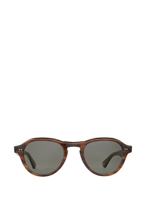 Garrett Leight Mcnally round sunglasses - Brown