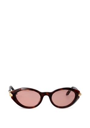 Bvlgari cat-eye sunglasses - Brown