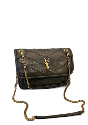 Saint Laurent mini Niki leather shoulder bag - Green