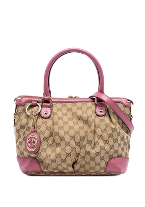 Gucci Pre-Owned 2016-2025 GG Canvas Sukey satchel - Neutrals