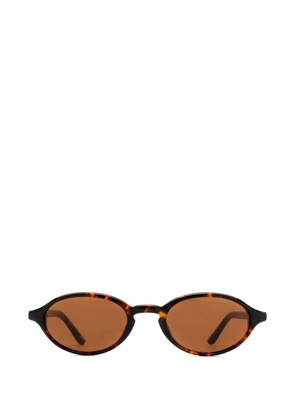 Chimi Lex tortoise-effect oval-frame sunglasses - Brown
