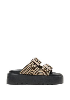 Casadei Birki platform sandals - Neutrals