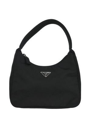 Prada Pre-Owned 1990s Tessuto triangular logo handbag - Black