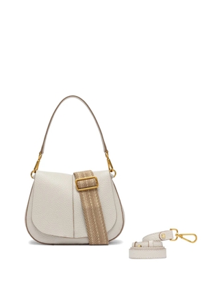 GIANNI CHIARINI Helena leather shoulder bag - White