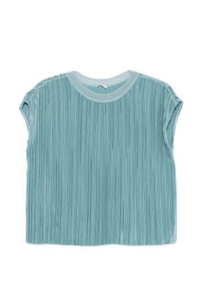 JOSEPH Cedre pleated T-shirt - Blue