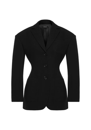 ANOUKI fitted-waist blazer - Black