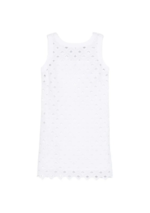 Max Mara cut out dress - White