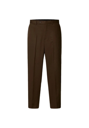 SELECTED relaxed tailored trousers - Brown